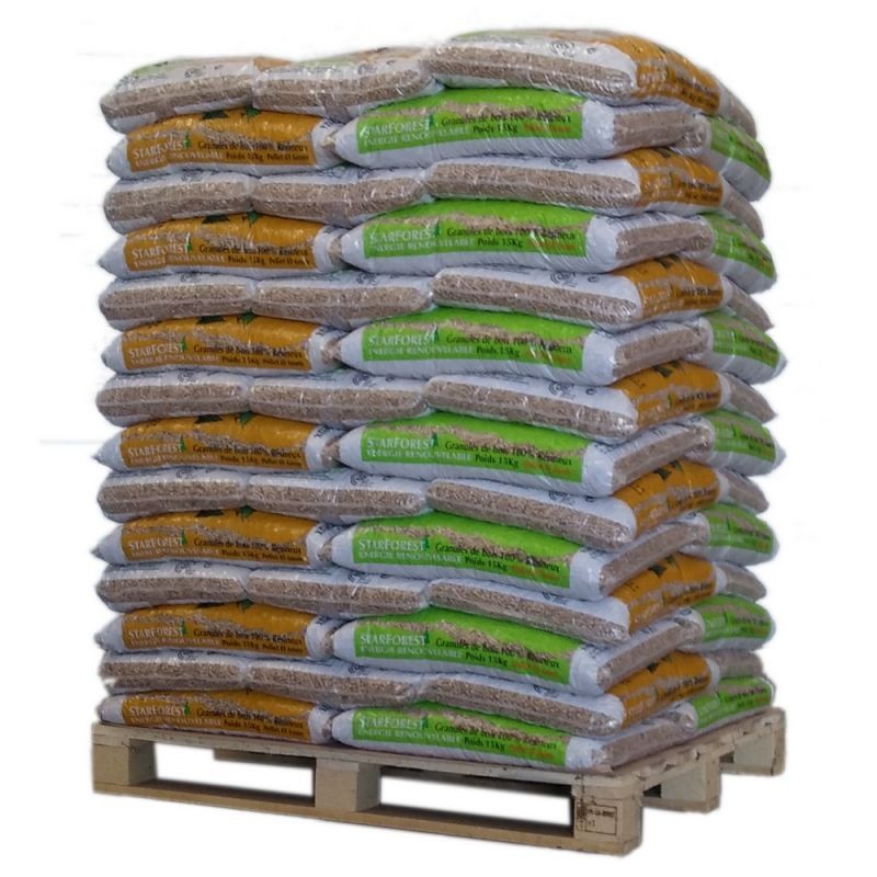 12 Pellet Starforest Palette de 70 sacs de 15 kg 1 Adour Combustibles - 2025